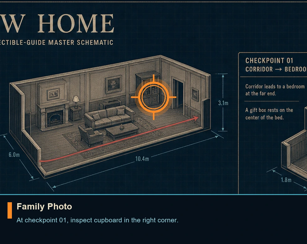Location guide visual for Family Photo in 007 FIRST LIGHT