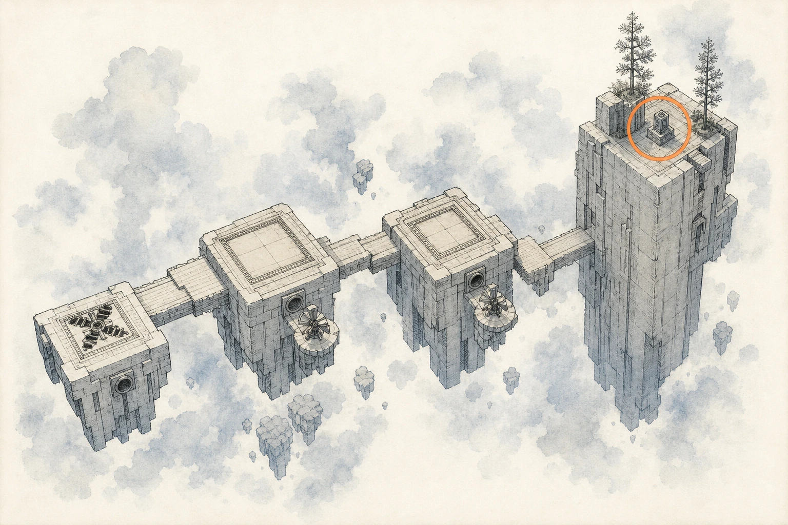 Location guide visual for Restoration #4, Precipice of Truth in Crimson Desert