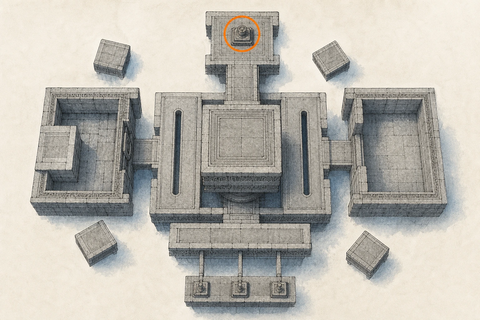 Location guide visual for Restoration #10, Tomb of Perdition in Crimson Desert