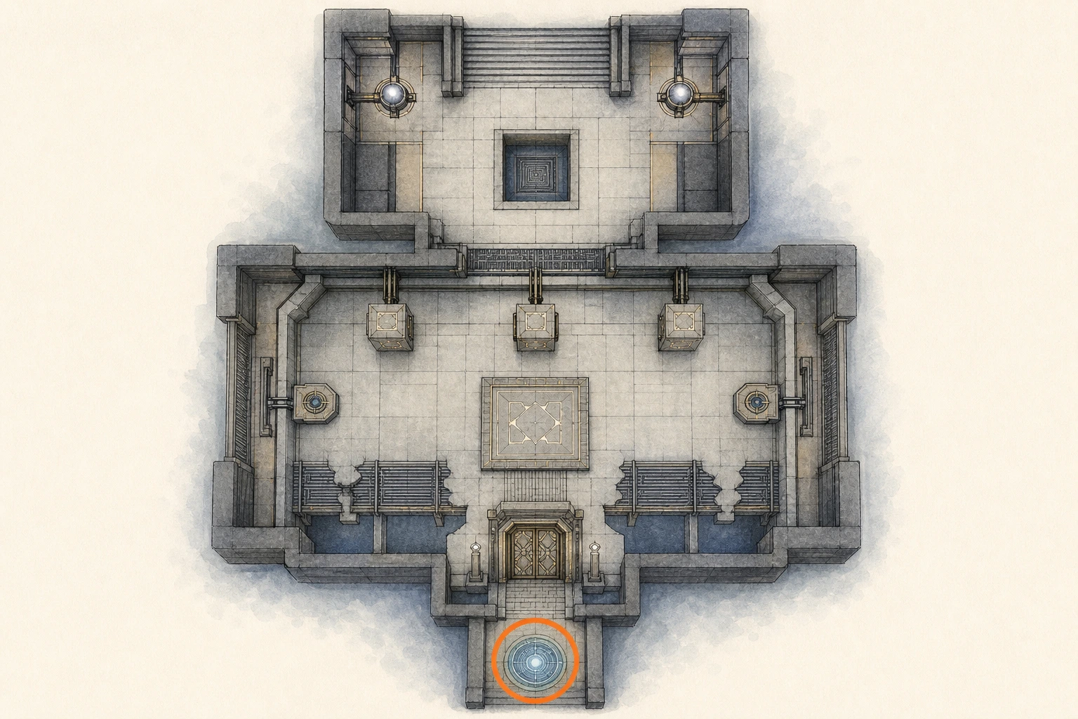 Location guide visual for Restoration #11, Passage of Malice in Crimson Desert