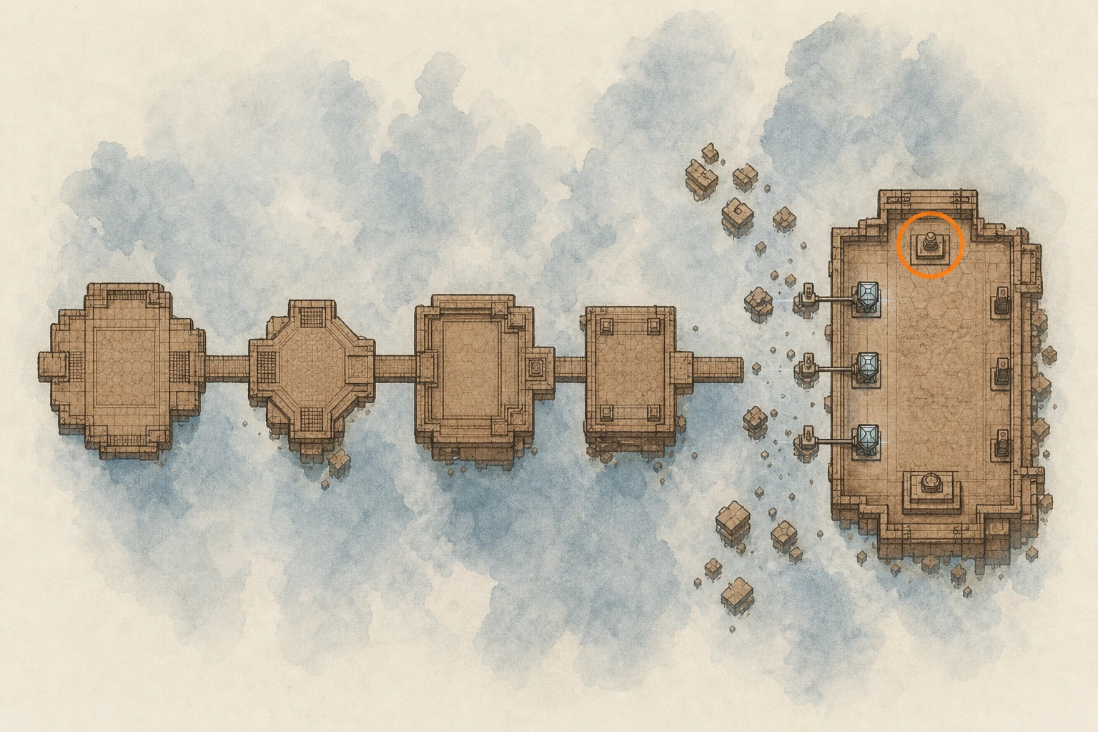 Location guide visual for Restoration #12, Desert Fragment in Crimson Desert