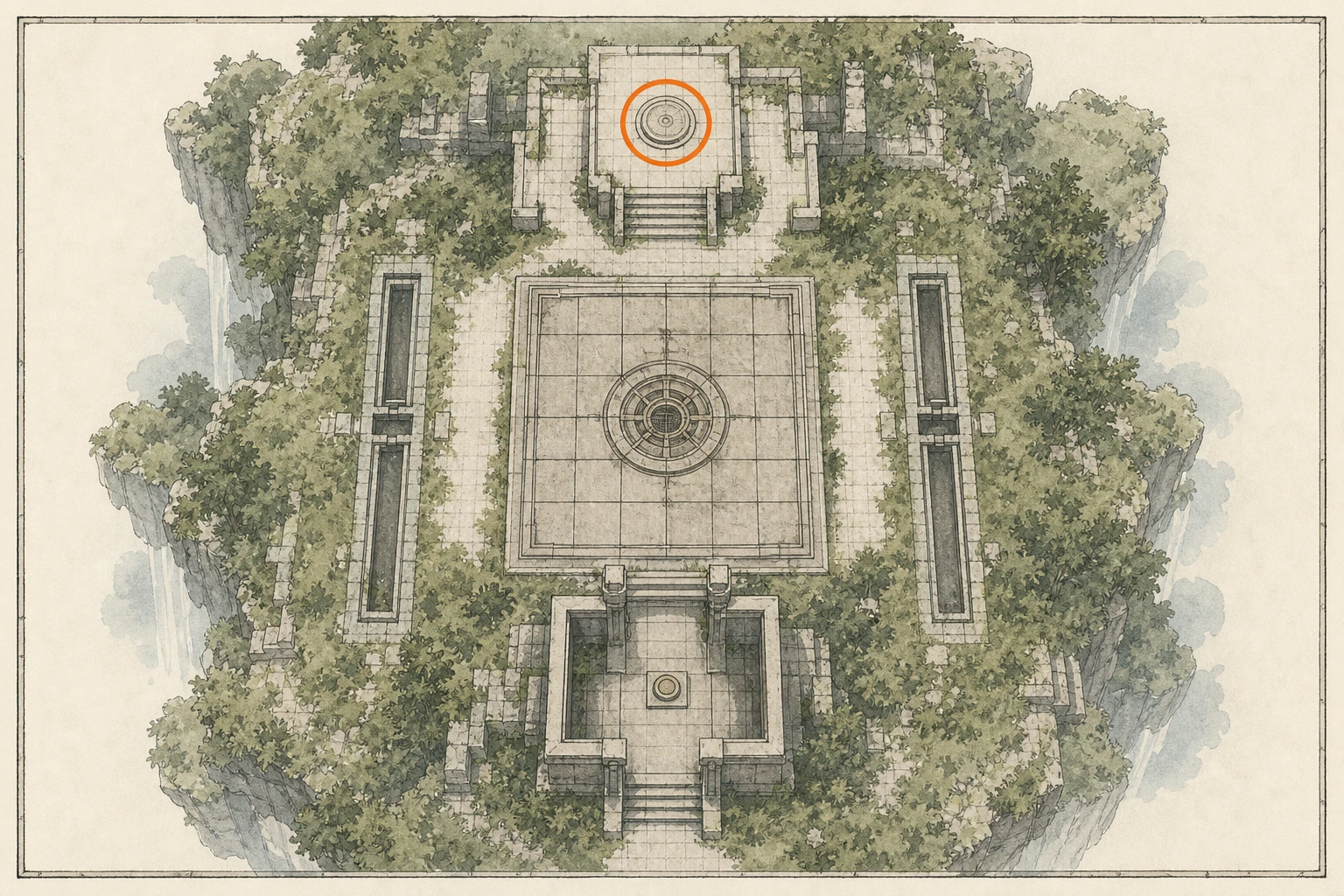 Location guide visual for Restoration #15, Path of Serpents in Crimson Desert