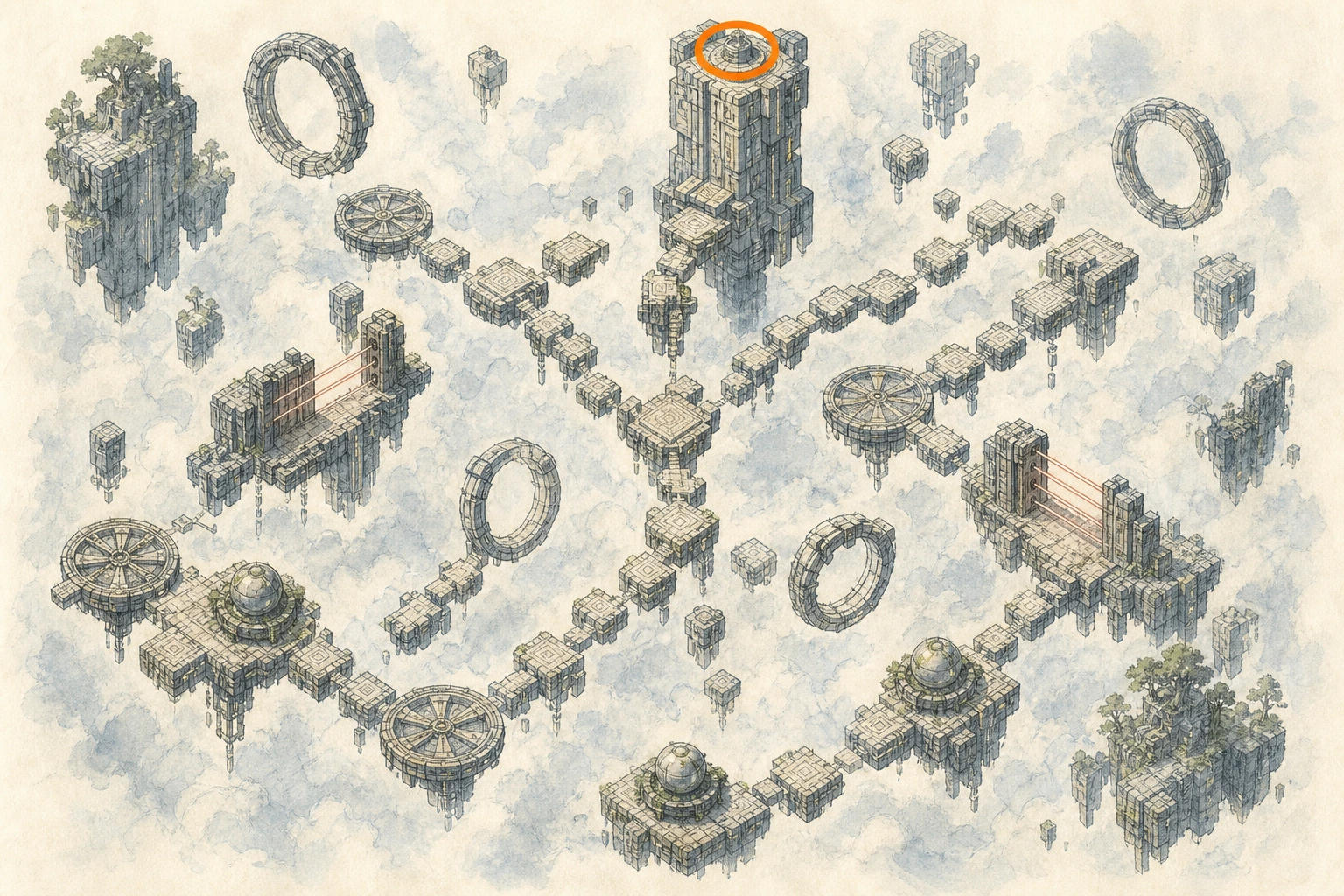 Location guide visual for Restoration #16, Crossroads of Uncertainty in Crimson Desert