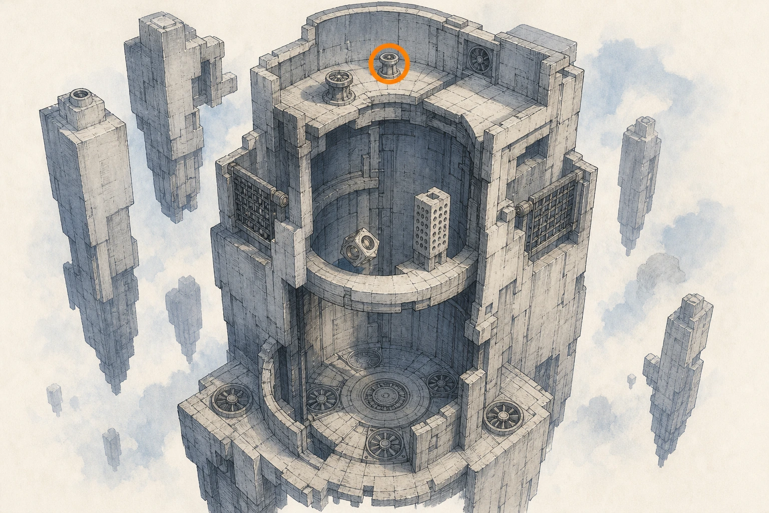 Location guide visual for Restoration #21, Ether Rest in Crimson Desert