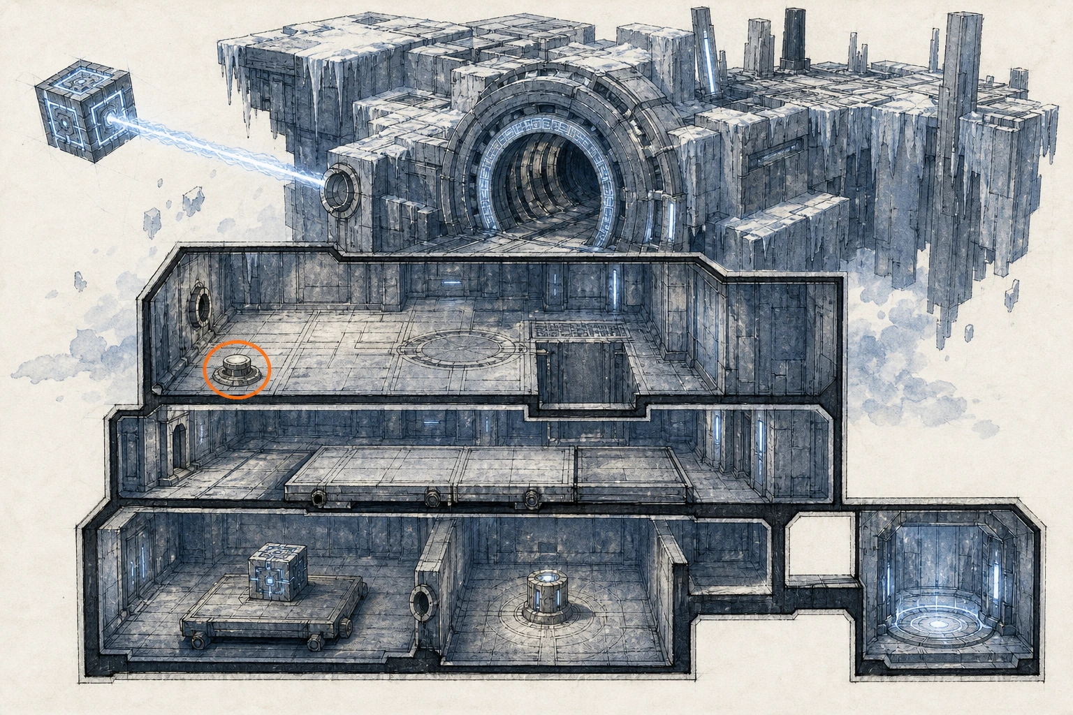 Location guide visual for Restoration #25, Frostbitten Paradise in Crimson Desert