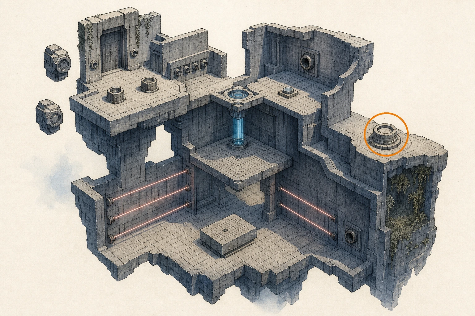 Location guide visual for Restoration #28, Vault of Vengeance in Crimson Desert