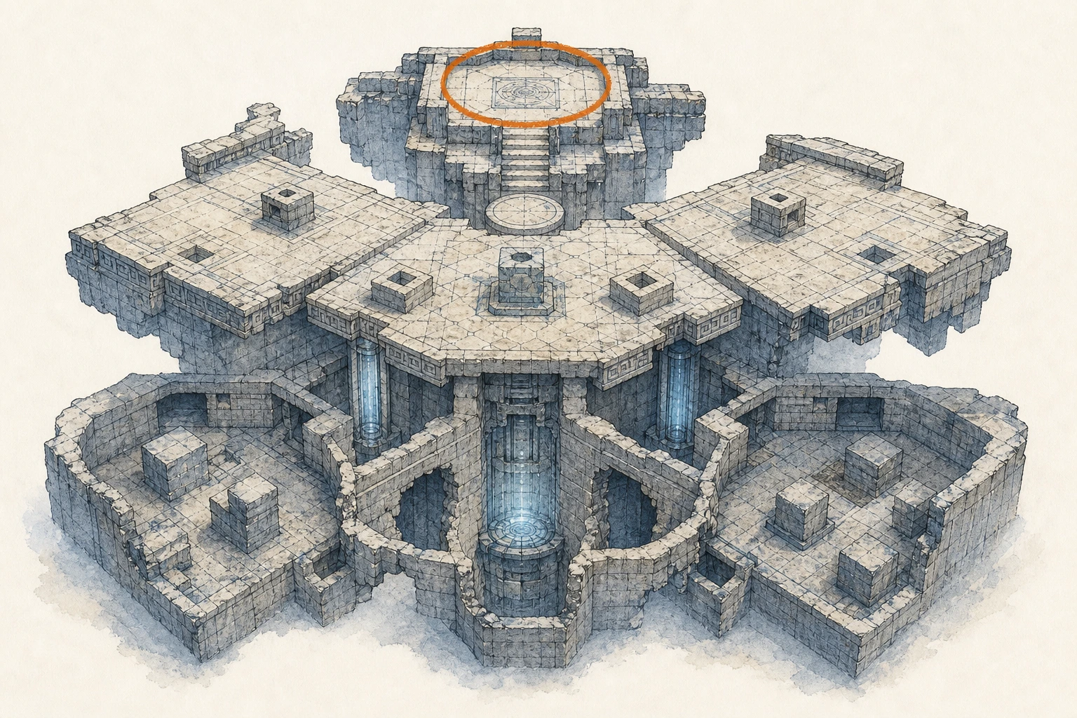Location guide visual for Restoration #31, Altar of Solitude in Crimson Desert