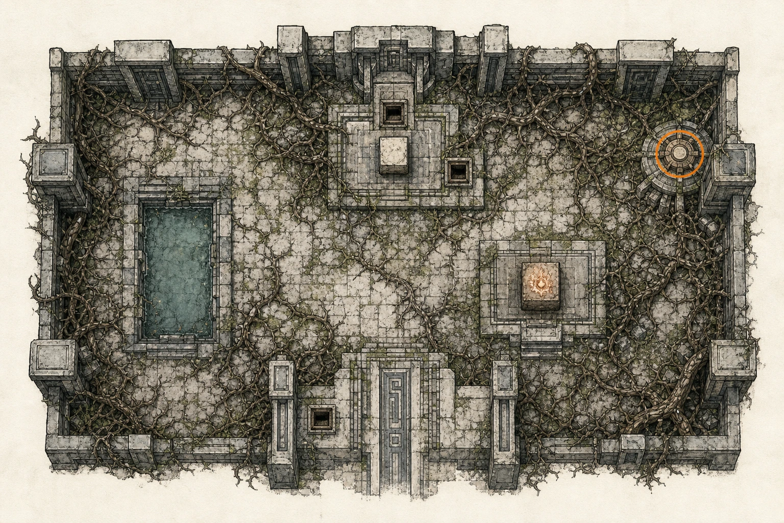 Location guide visual for Restoration #39, Chaos Forest in Crimson Desert