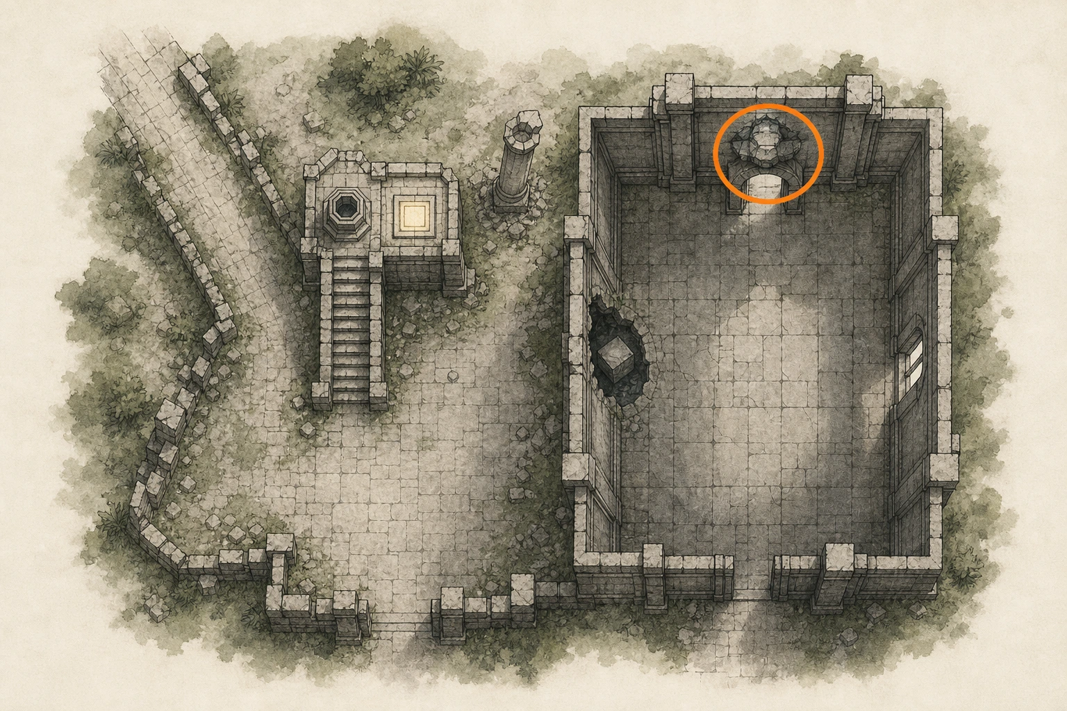 Location guide visual for Sanctum #9, Sanctum of Devotion in Crimson Desert