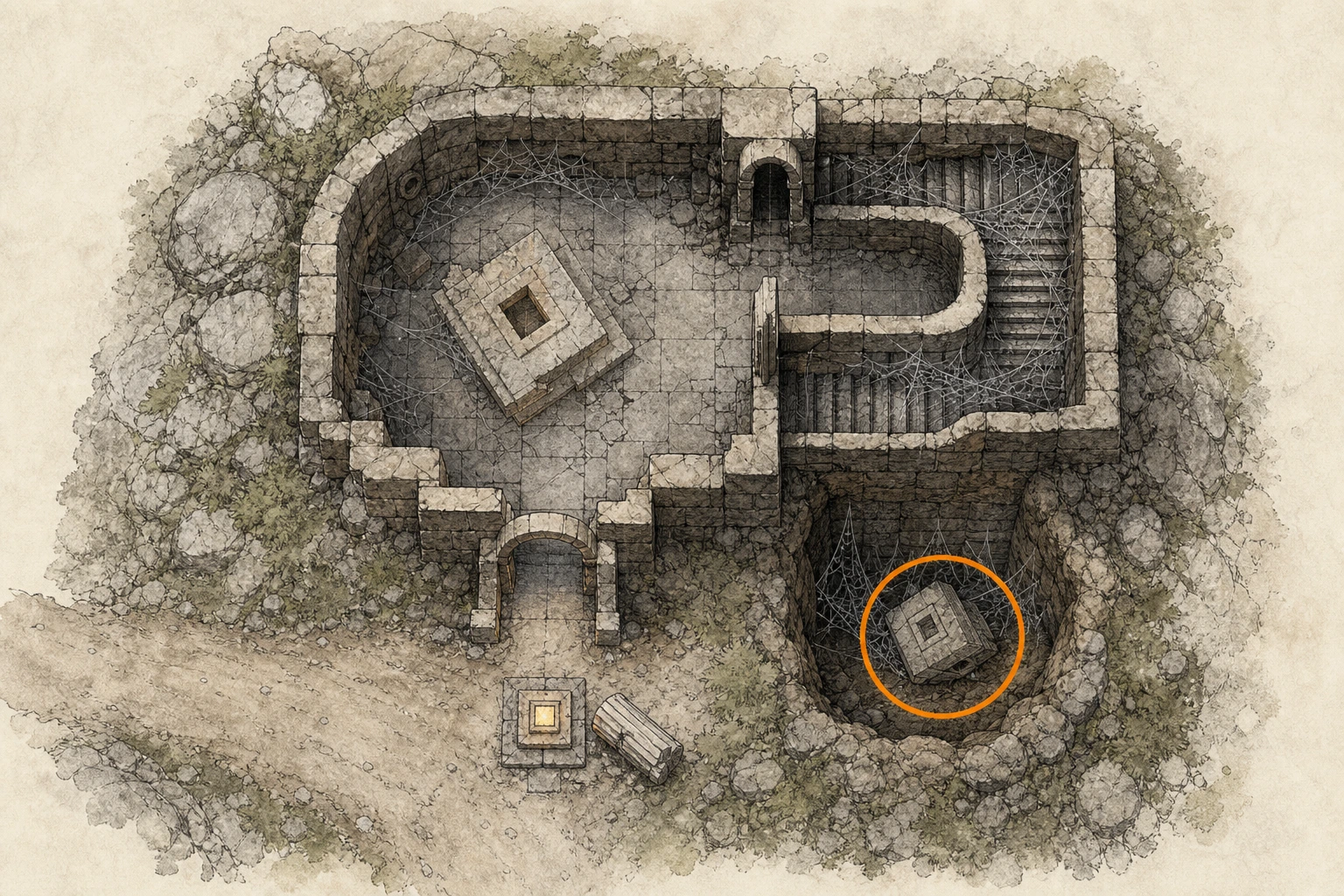 Location guide visual for Sanctum #11, Sanctum of Oblation in Crimson Desert