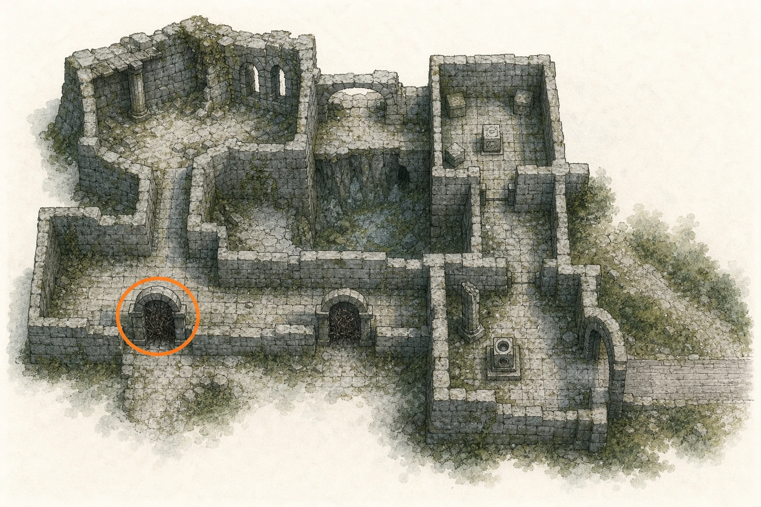 Location guide visual for Sanctum #13, Sanctum of Expiation in Crimson Desert
