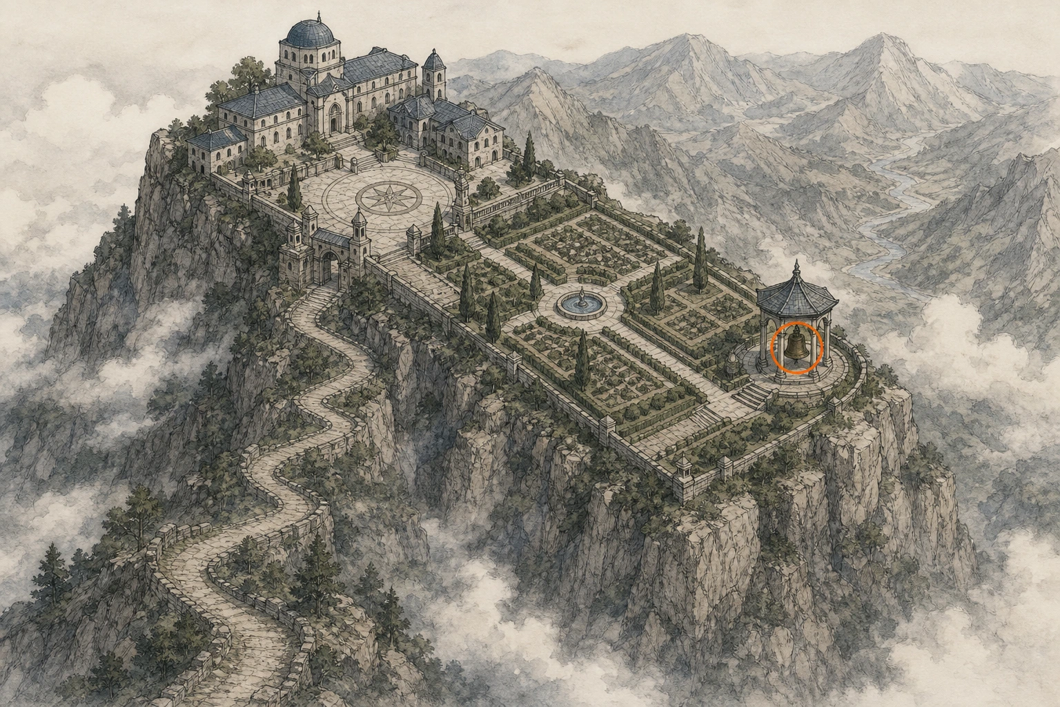 Location guide visual for Bell #2, Toll of Scholastone in Crimson Desert