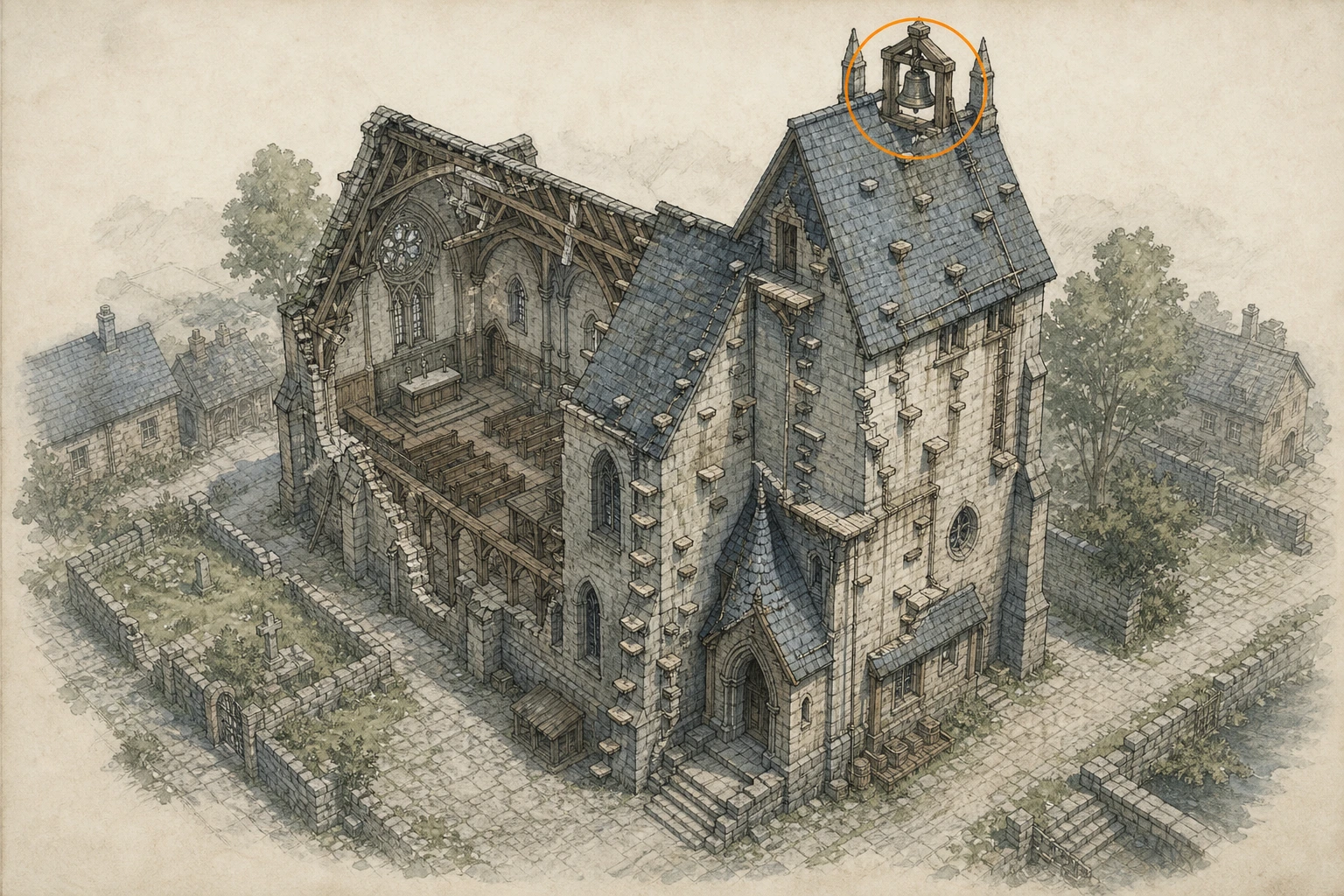 Location guide visual for Bell #3, Toll of Calphade in Crimson Desert