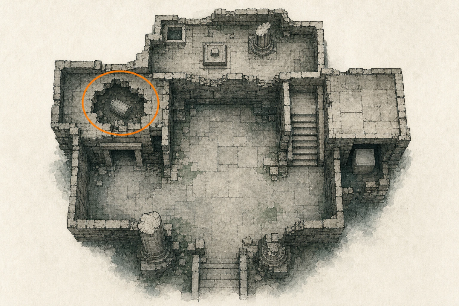 Location guide visual for Sanctum #7, Sanctum of Deliverance in Crimson Desert