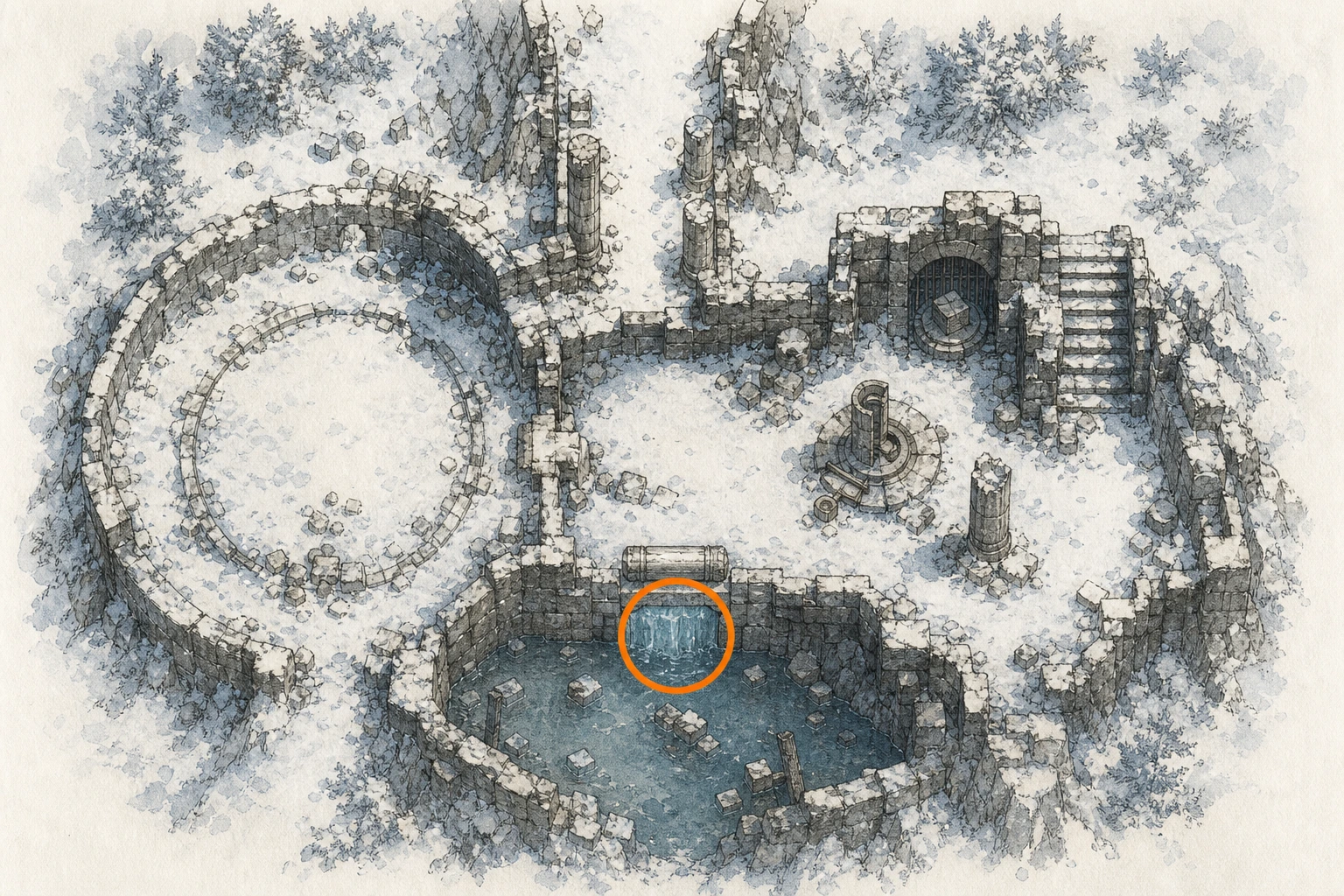 Location guide visual for Sanctum #5, Sanctum of Exaltation in Crimson Desert