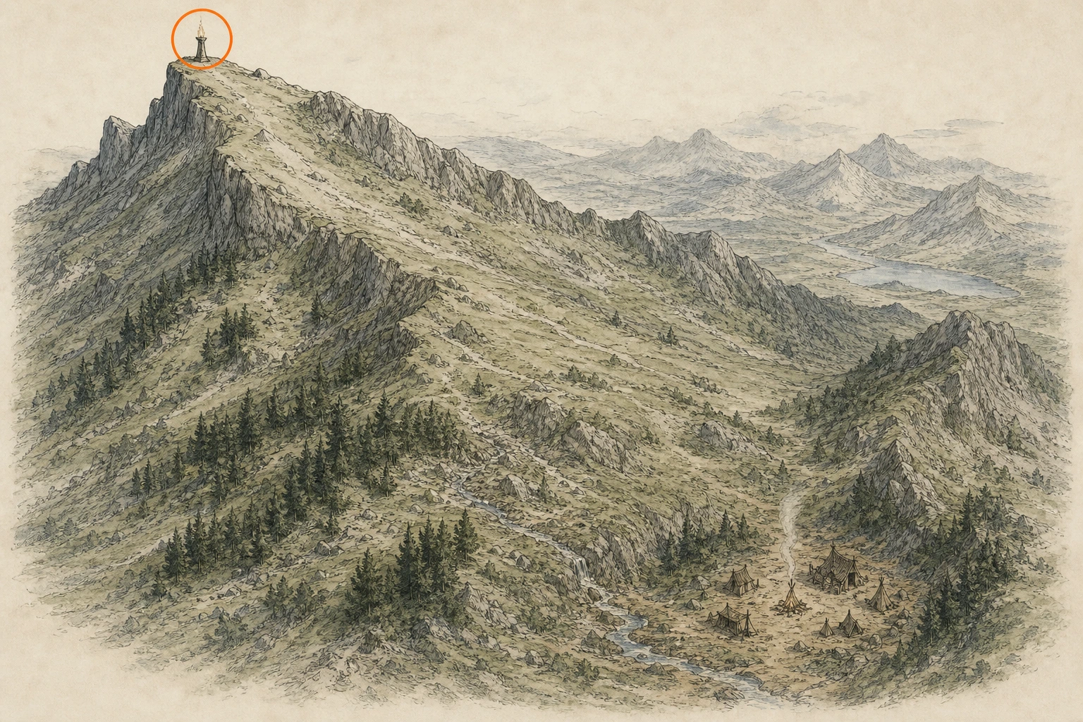 Location guide visual for Secret Place #52, The Sage's Rest in Crimson Desert