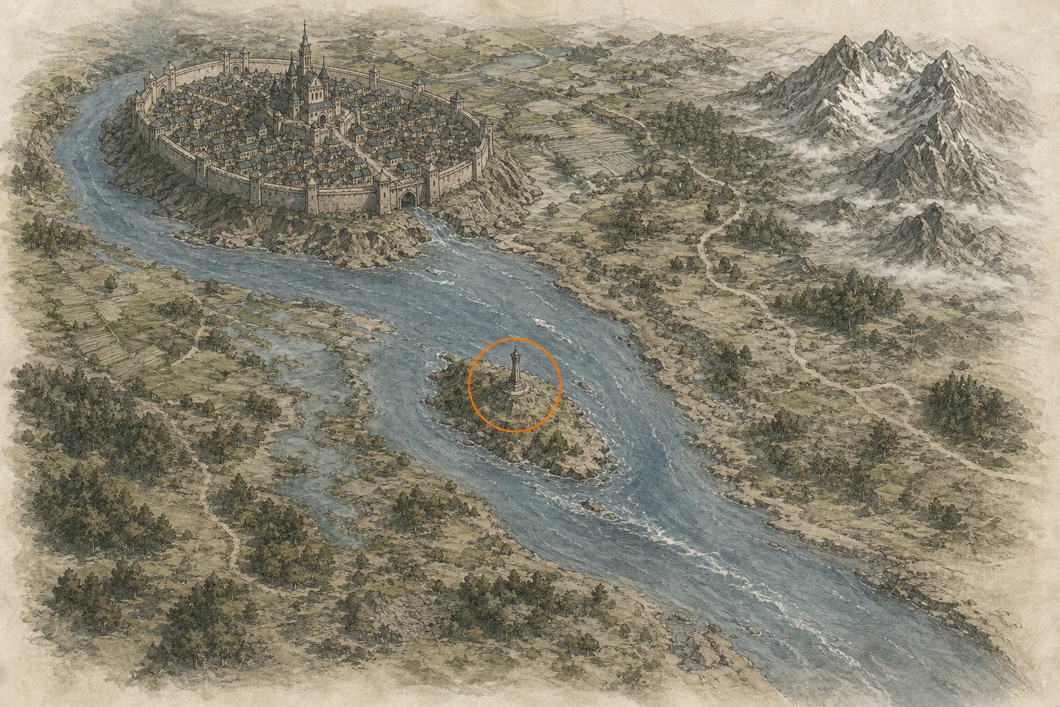 Location guide visual for Secret Place #56, Ancestor's Rest in Crimson Desert