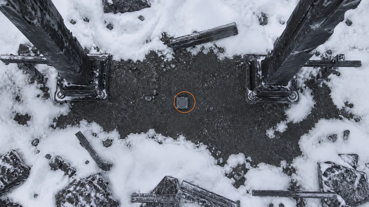 Location guide visual for Memory Chip #7 - Prime 1 Studio Ludens Statue in DEATH STRANDING DIRECTOR'S CUT