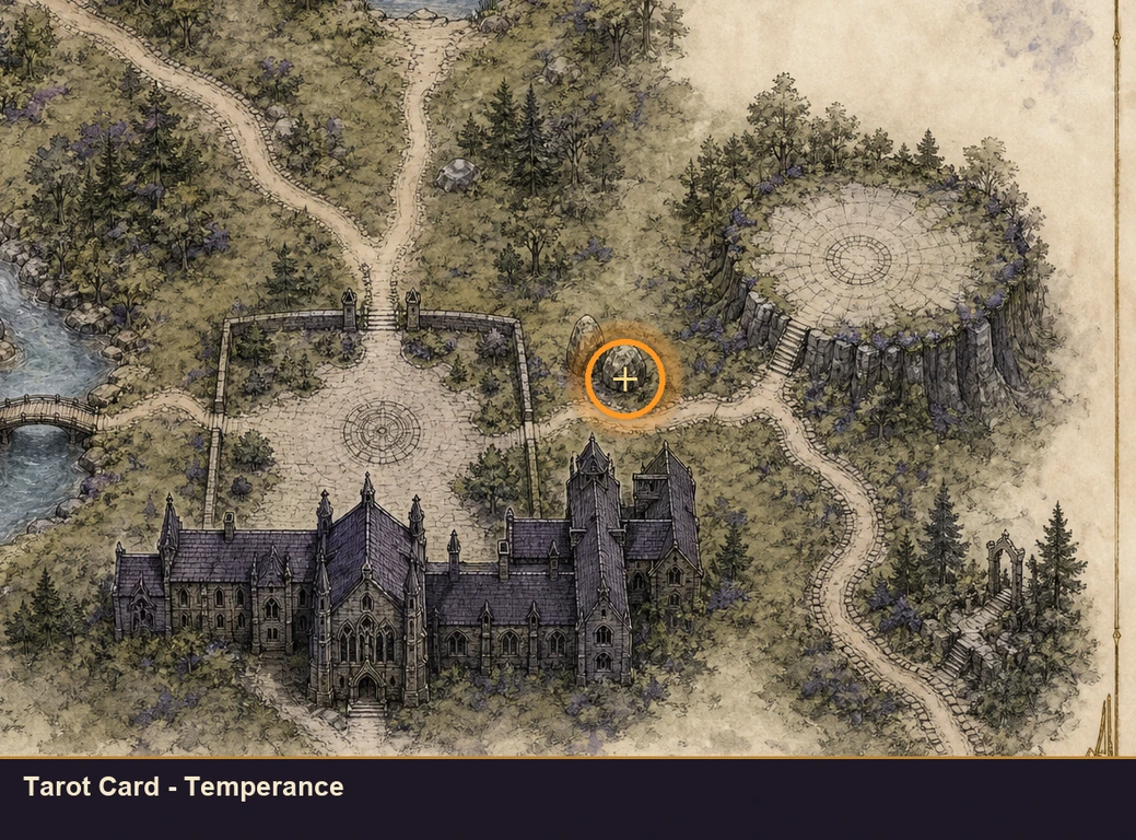 Location guide visual for Tarot Card - Temperance in Marvel's Midnight Suns