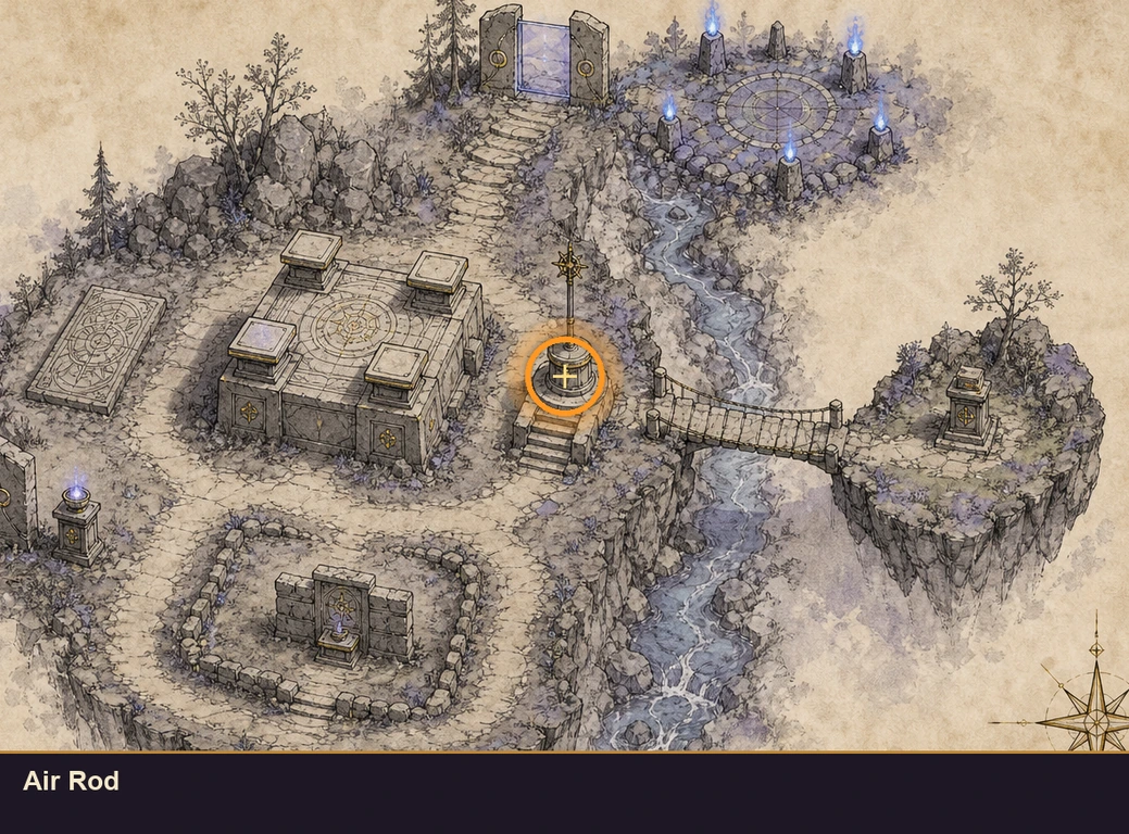 Location guide visual for Air Rod in Marvel's Midnight Suns