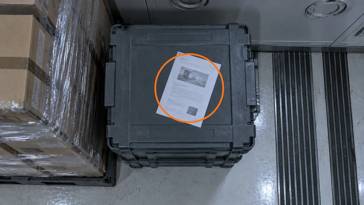 Location guide visual for File #71 - Sterilization Chamber Safe in Resident Evil: Requiem