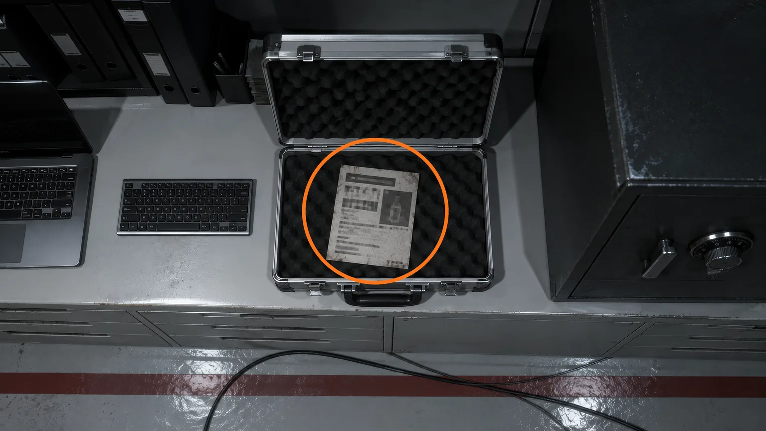 Location guide visual for Bottle of Acid Recipe in Resident Evil: Requiem