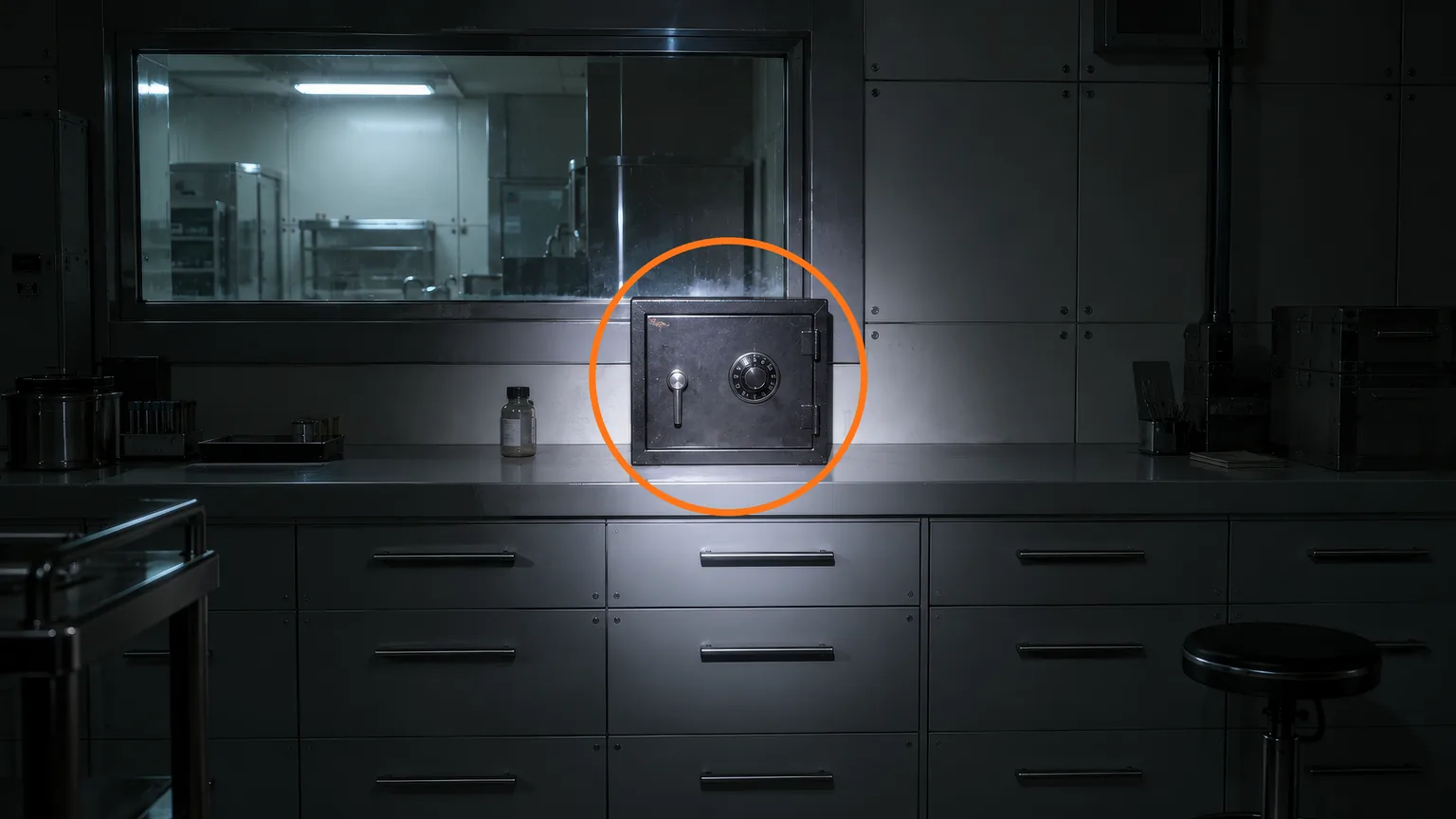 Location guide visual for Safe #4 in Resident Evil: Requiem