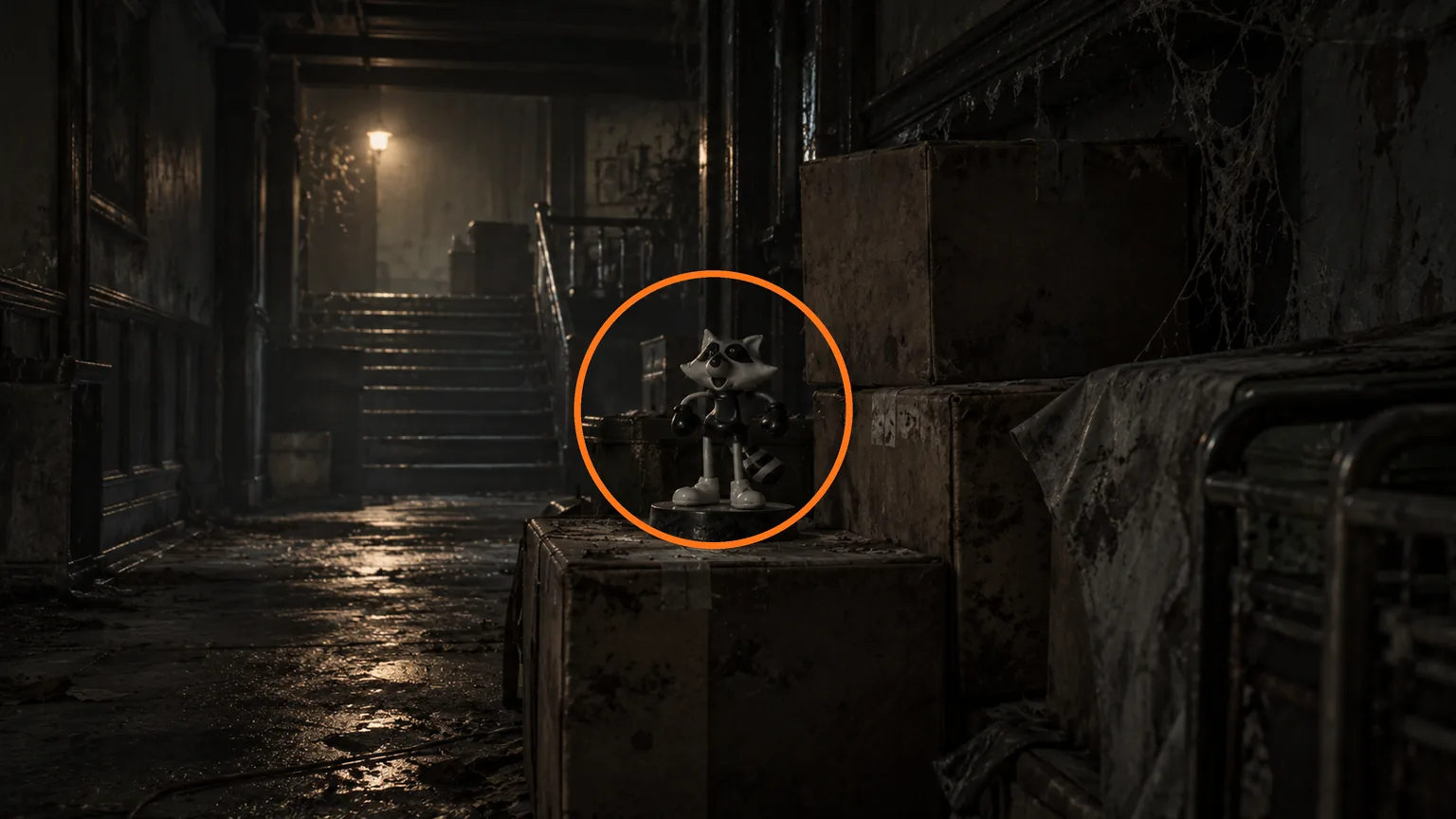 Location guide visual for Mr. Raccoon #24 in Resident Evil: Requiem