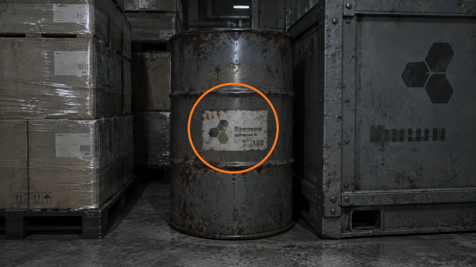 Location guide visual for Tricell Barrel Reference in Resident Evil: Requiem