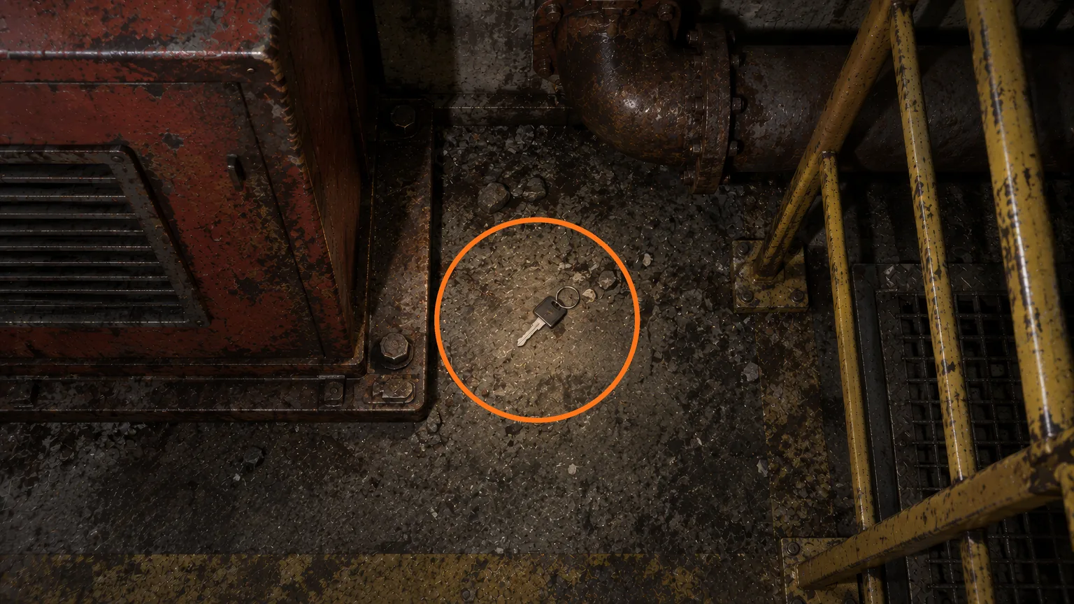 Location guide visual for Forklift Key in Resident Evil: Requiem