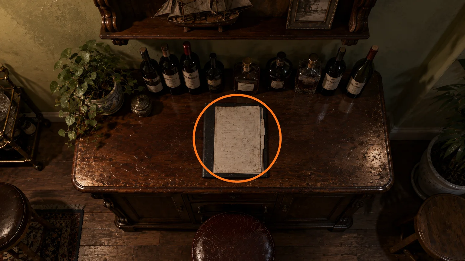 Location guide visual for File #42 - Visitor Record in Resident Evil: Requiem