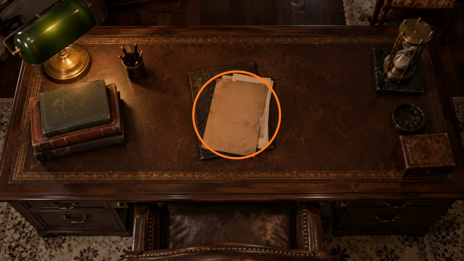 Location guide visual for File #43 - Note Regarding Research Results in Resident Evil: Requiem