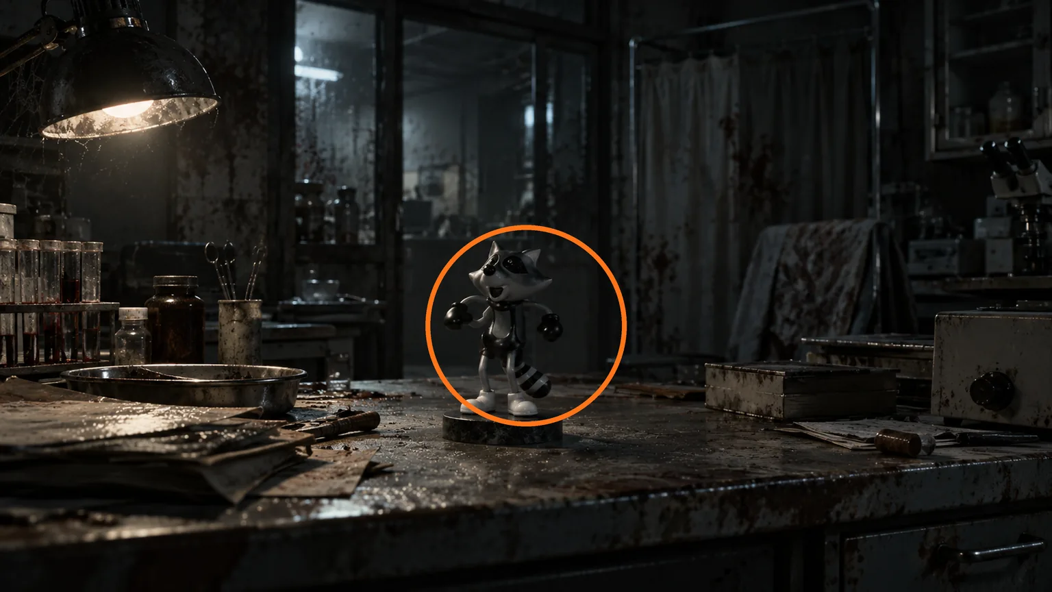 Location guide visual for Mr. Raccoon #9 in Resident Evil: Requiem