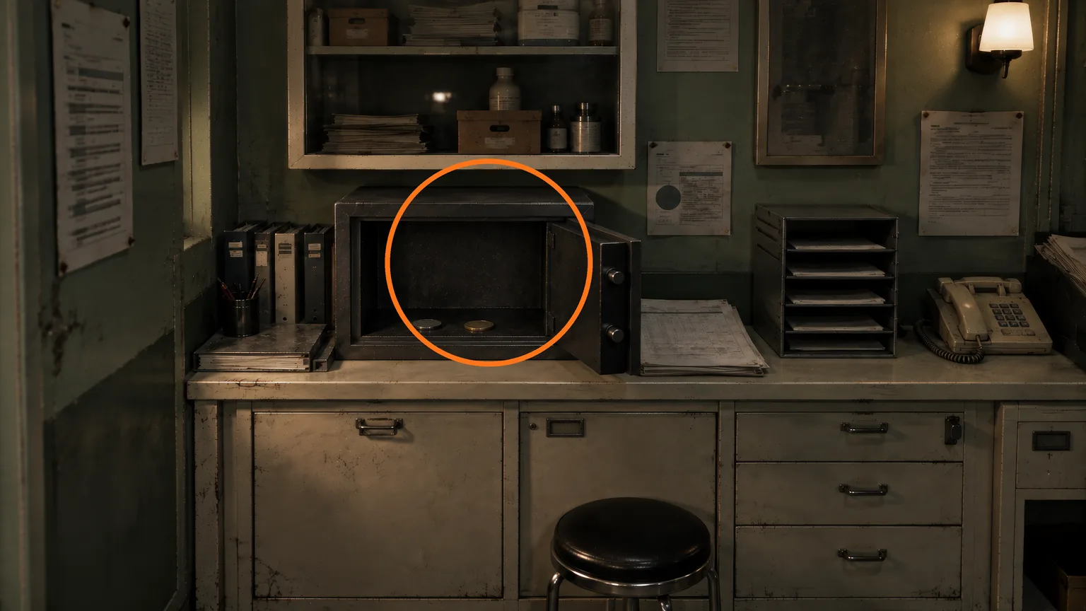 Location guide visual for Antique Coin #17 in Resident Evil: Requiem