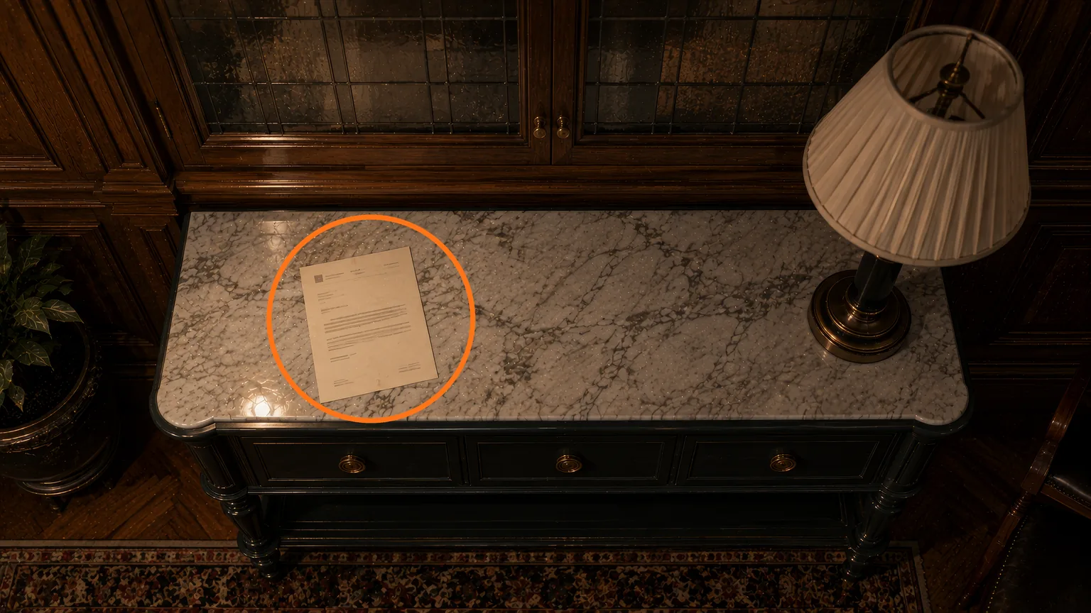 Location guide visual for File #12 - Copy of an Email to a Manager in Resident Evil: Requiem