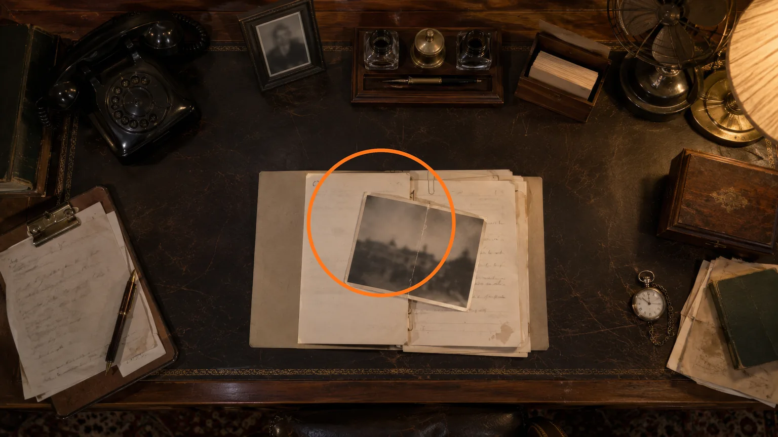 Location guide visual for File #18 - Lead Researcher's Picture 1 in Resident Evil: Requiem
