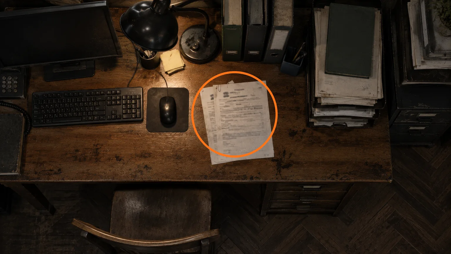Location guide visual for File #23 - Bar & Lounge Safe Code in Resident Evil: Requiem