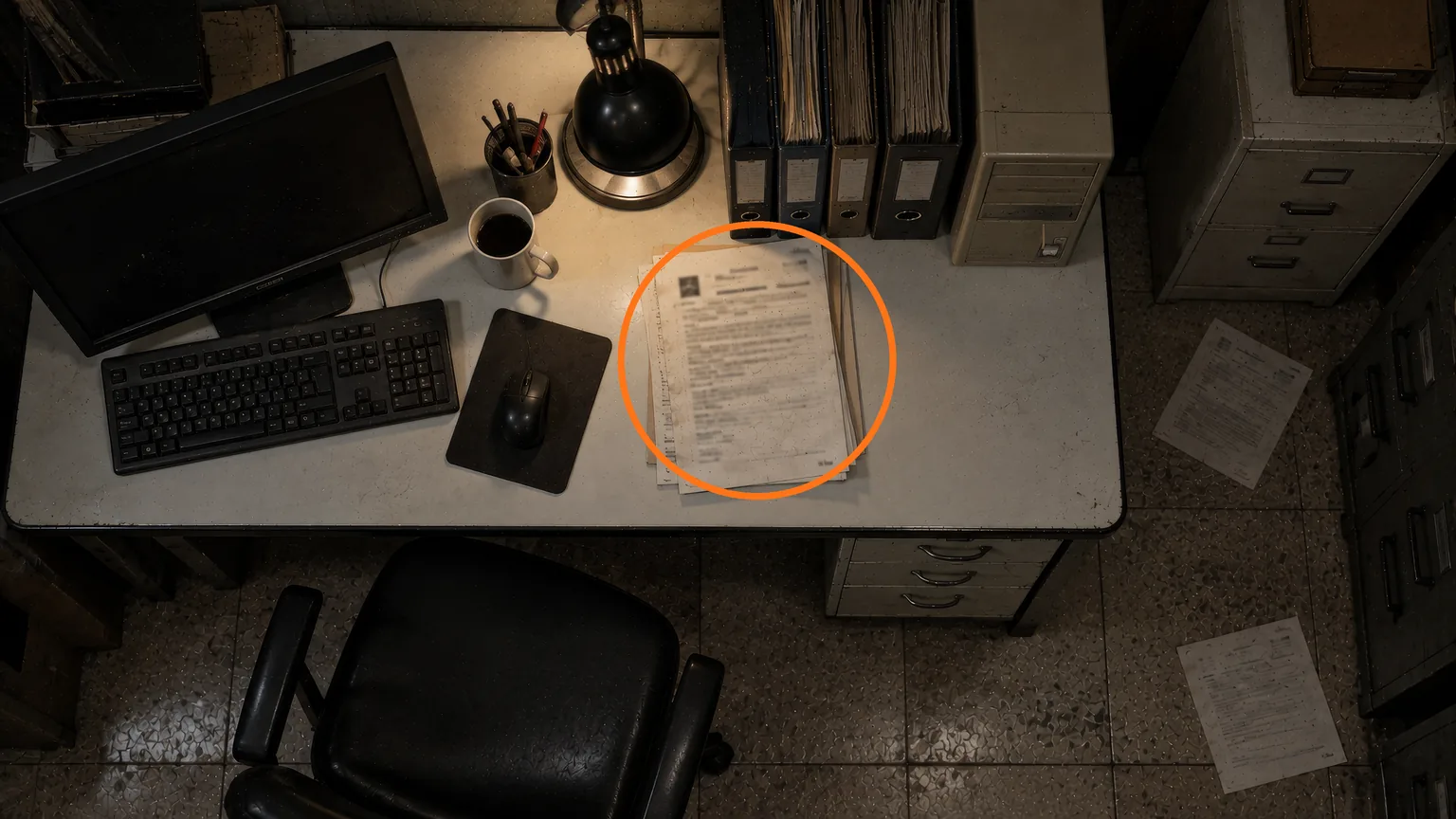 Location guide visual for File #27 - Patient Medical Records in Resident Evil: Requiem