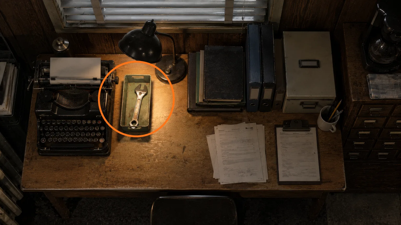 Location guide visual for Wrench in Resident Evil: Requiem