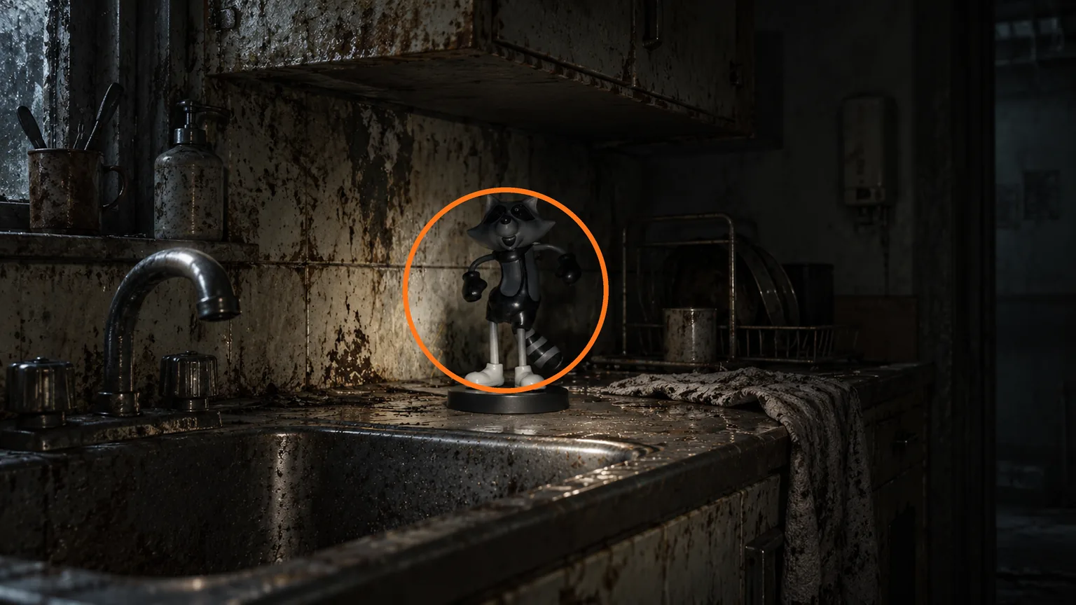 Location guide visual for Mr. Raccoon #4 in Resident Evil: Requiem