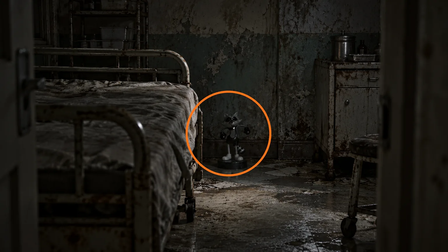 Location guide visual for Mr. Raccoon #5 in Resident Evil: Requiem