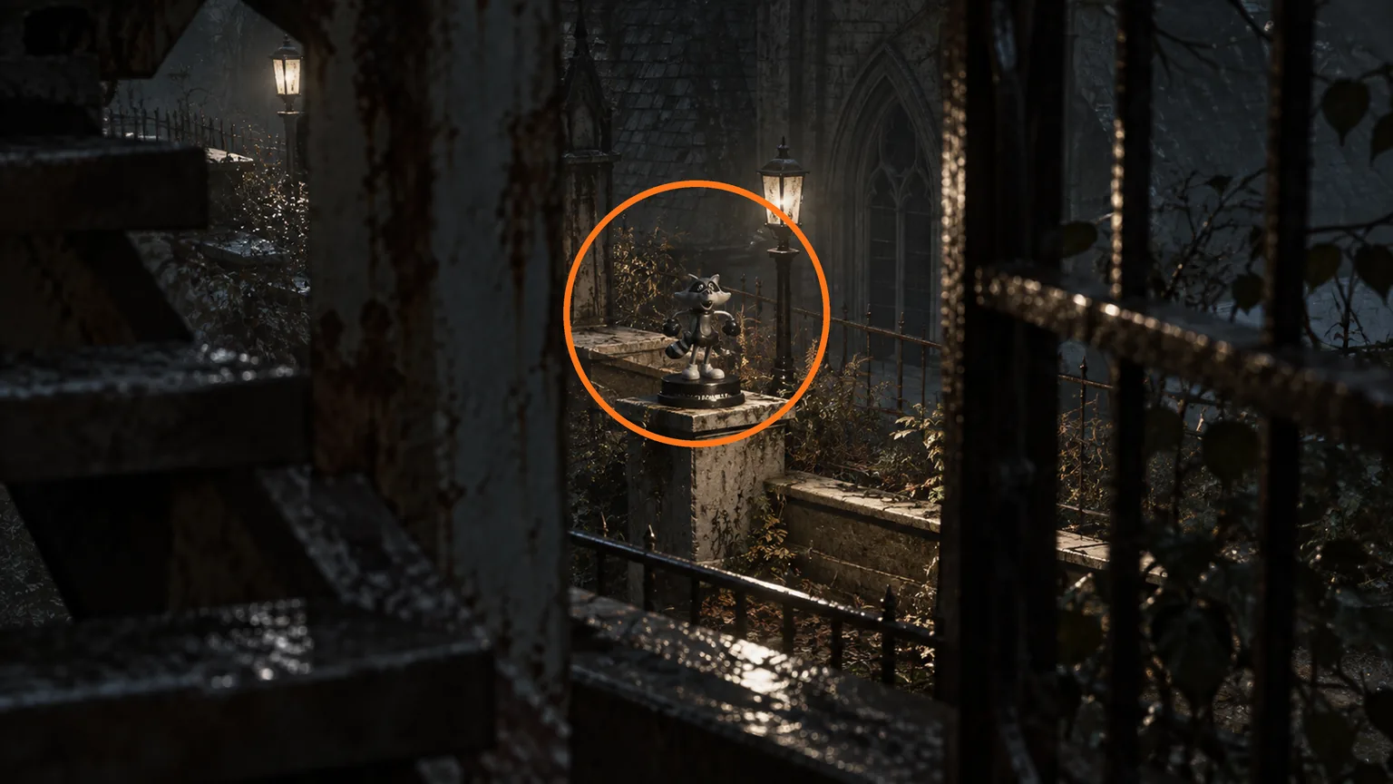 Location guide visual for Mr. Raccoon #10 in Resident Evil: Requiem
