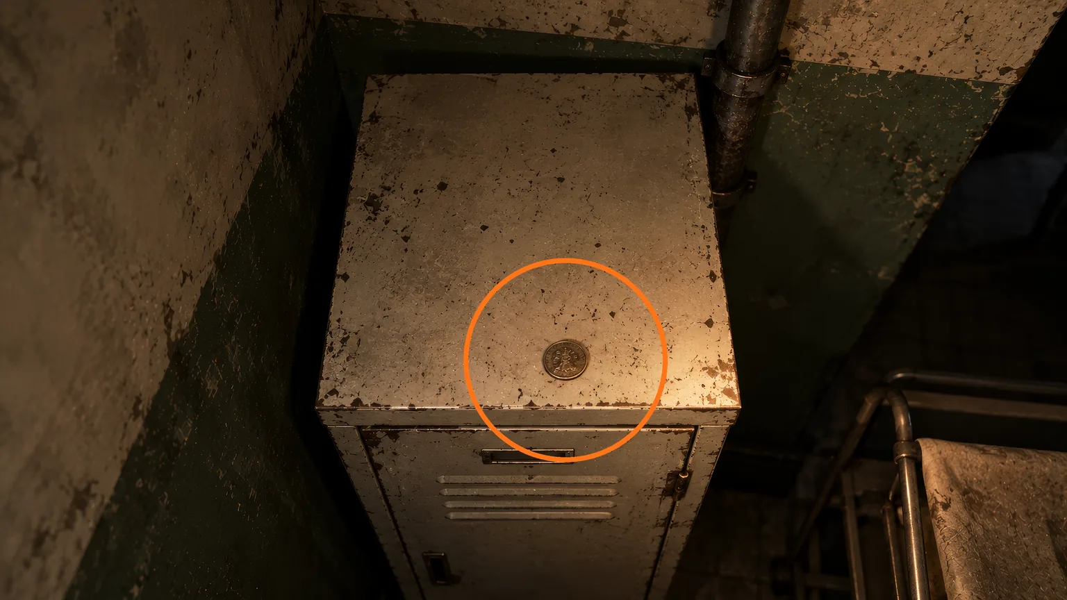 Location guide visual for Antique Coin #1 in Resident Evil: Requiem