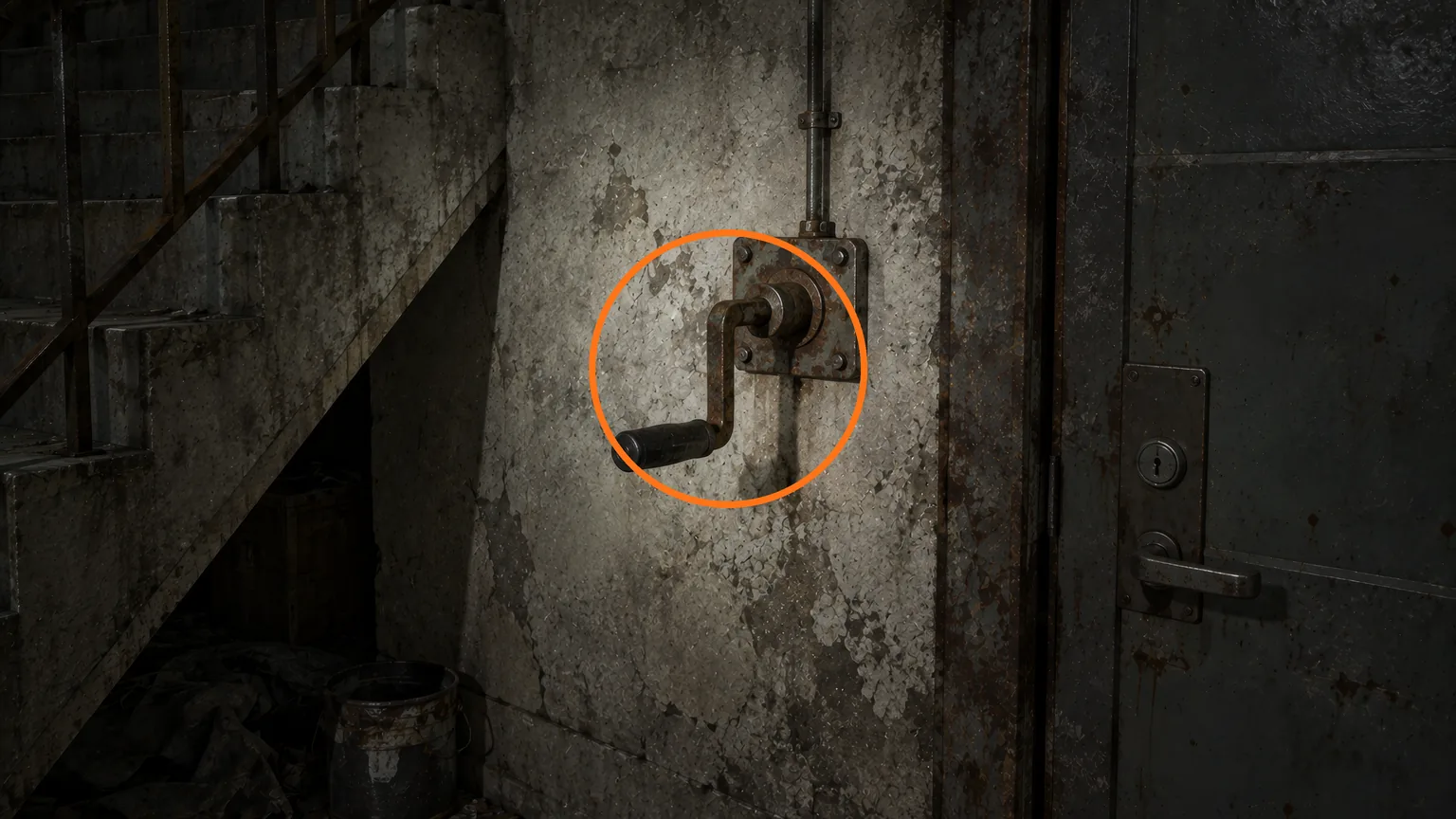 Location guide visual for Rusty Crank in Resident Evil: Requiem