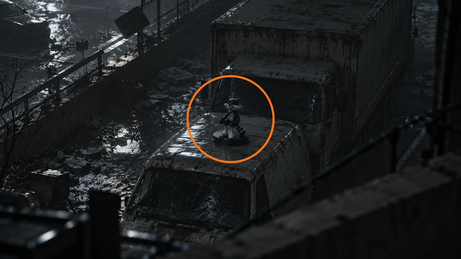 Location guide visual for Mr. Raccoon #12 in Resident Evil: Requiem
