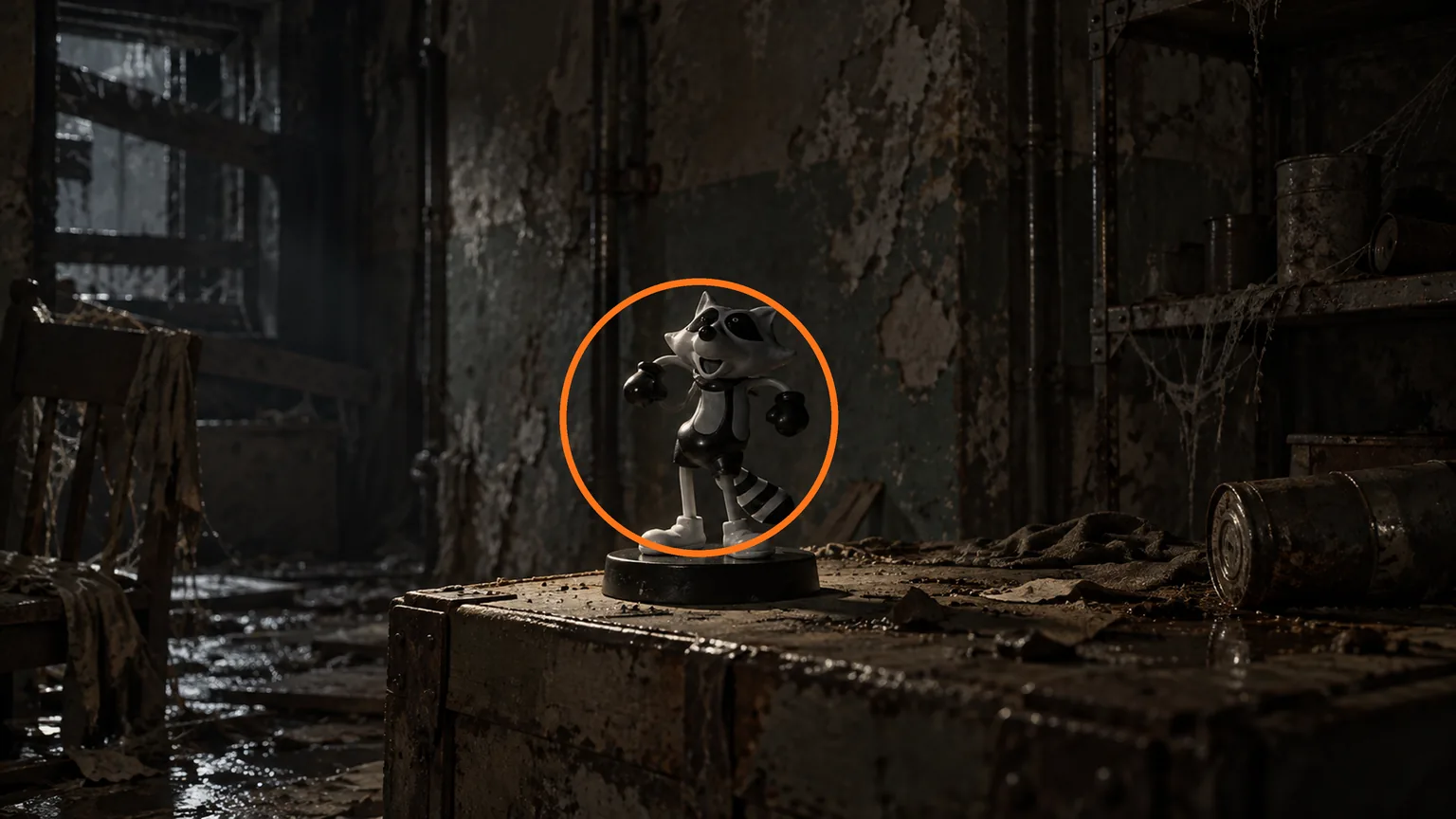 Location guide visual for Mr. Raccoon #13 in Resident Evil: Requiem