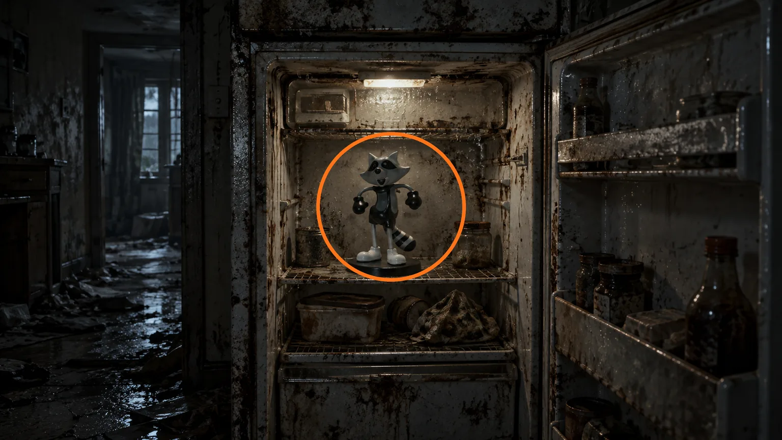 Location guide visual for Mr. Raccoon #15 in Resident Evil: Requiem