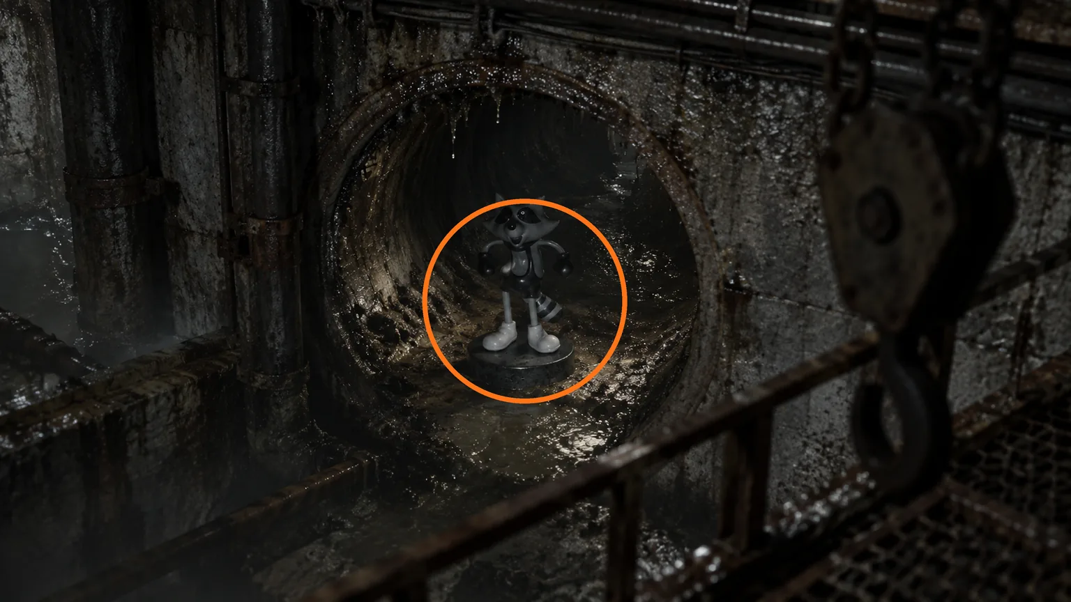 Location guide visual for Mr. Raccoon #17 in Resident Evil: Requiem