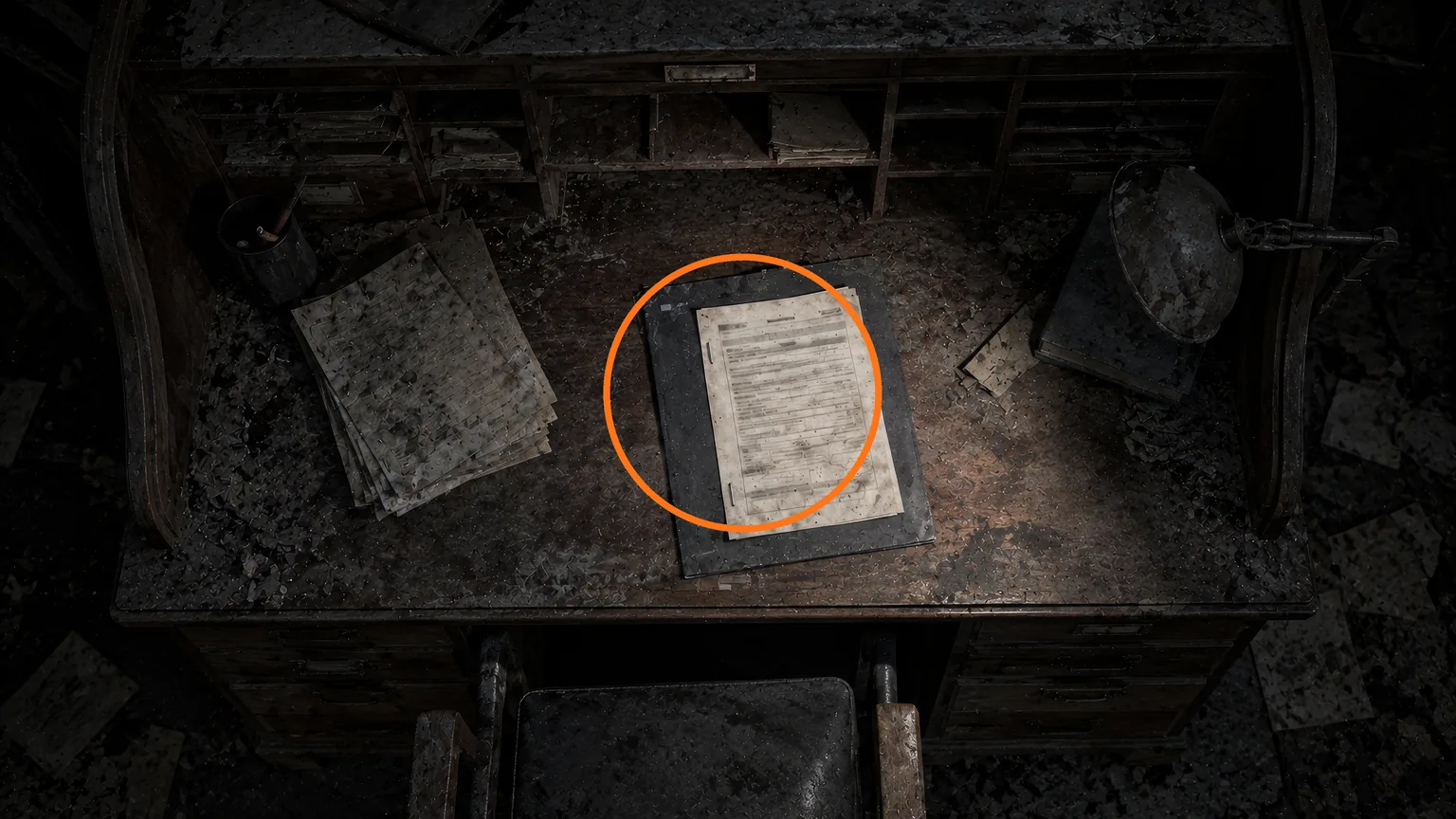 Location guide visual for File #55 - Top Secret Operation in Resident Evil: Requiem