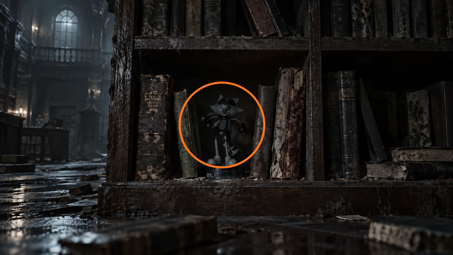 Location guide visual for Mr. Raccoon #22 in Resident Evil: Requiem